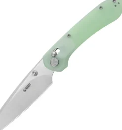 KU446C - Kubey Knives Bonza Crossbar Jade G10