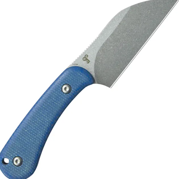 KU412C - Kubey Rockhopper Denim Micarta Beadblast 14C28N