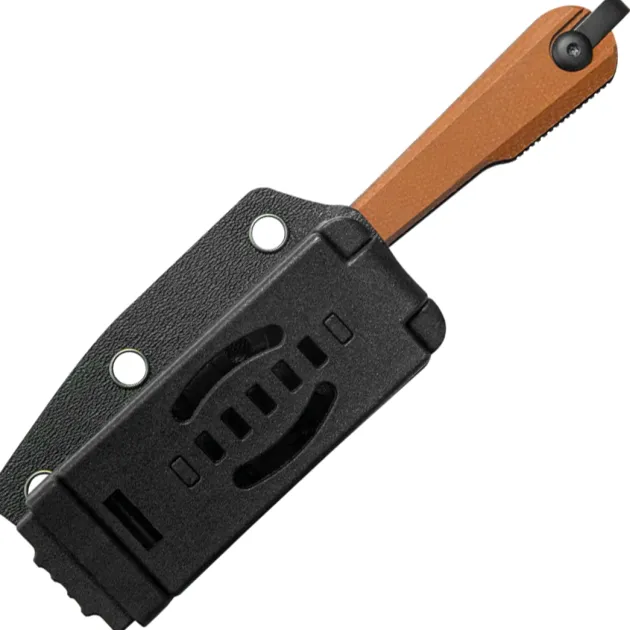 KU452C - YAG Fixed Blade Brown Wharncliffe