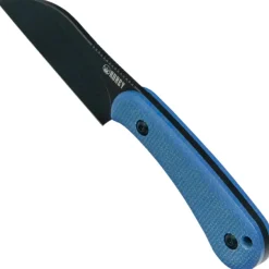 KU412D - Kubey Rockhopper Denim Micarta Black 14C28N
