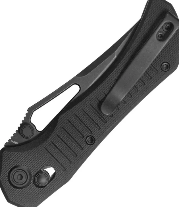 KU433D - Kubey Tantorian Crossbar Black 14C28N Black G10
