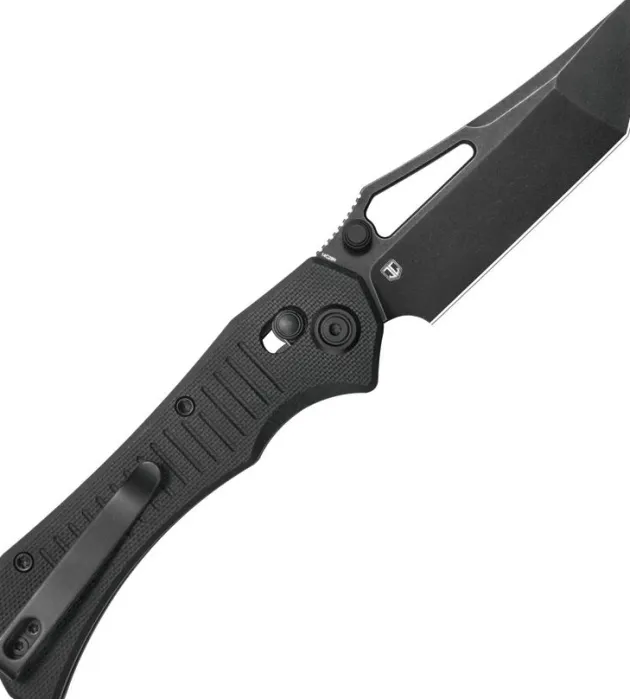 KU433D - Kubey Tantorian Crossbar Black 14C28N Black G10