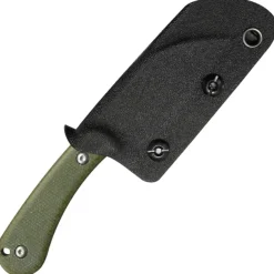 KU412E - Kubey Rockhopper Green Micarta Beadblast 14C28N