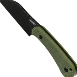 KU412F - Kubey Rockhopper Green Micarta Black 14C28N