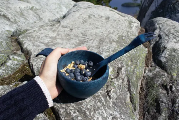 KUK37S2055 - Kupilka set tasse 37 et spork 205 Bleu