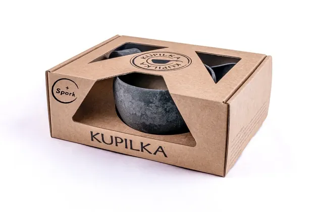 KUK37S2054 - Kupilka set tasse 37 et spork 205 Anthracite