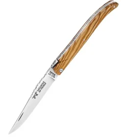 2833 - LAGUIOLE LE FIDELE PLEIN MANCHE OLIVIER 12CM INOX