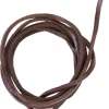 1626022120 - Lanière en cuir, carrée brune 120 cm x 2.5mm