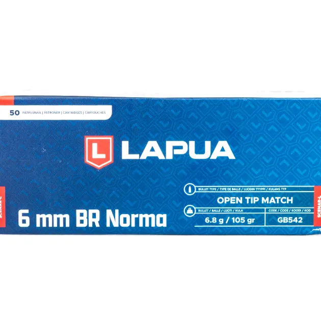 4316047 - Lapua Scenar-L 6 mm BR Norma 105gr