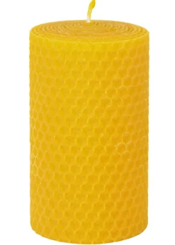 1905000004 - LARP Bougie Alvéolée cire d'abeille pure 10x6cm