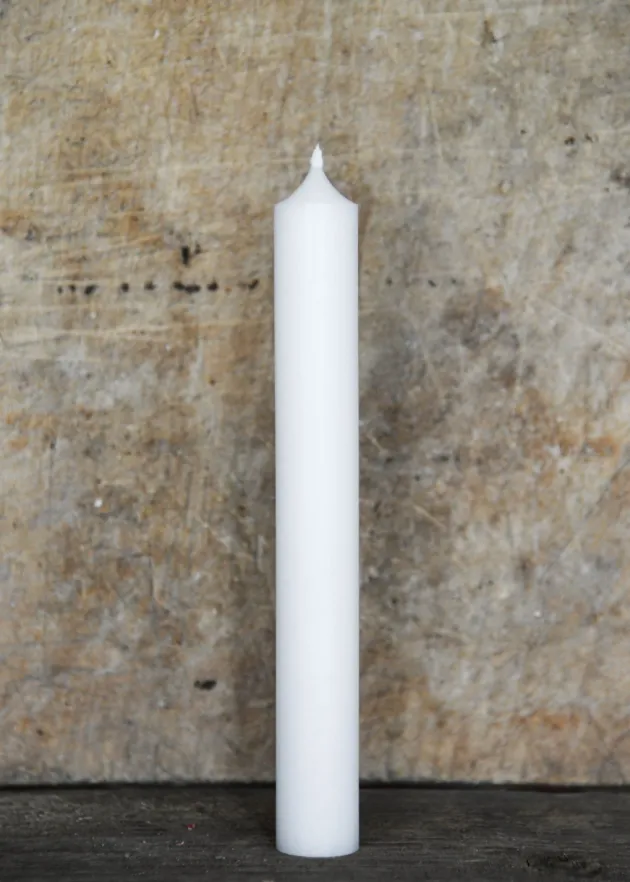 1901022510 - LARP Bougie Lisse Ronde 180x22mm 8H BLANC