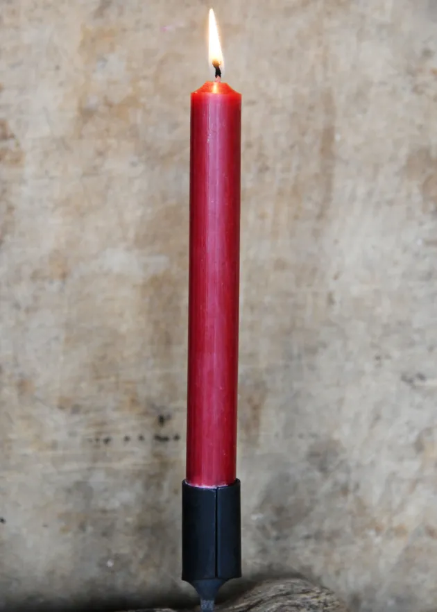 1901020610 - LARP Bougie Lisse Ronde 180x22mm 8H ROUGE