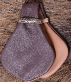 1600101030 - LARP Chasse-monnaie médiéval - Chazza Brun/Beige