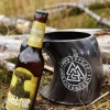 1916191050 - LARP Chope à bière en corne - Valknut 800mL
