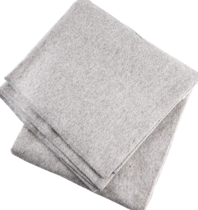 1914428308 - LARP Couverture 175x150 cm chaude 100% laine Gris