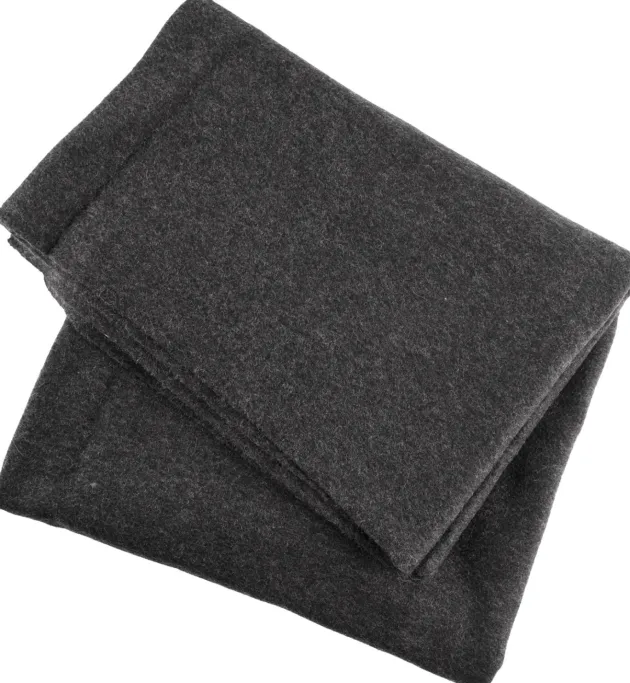 1914428208 - LARP Couverture 175x150 cm chaude 100% laine Anthracite