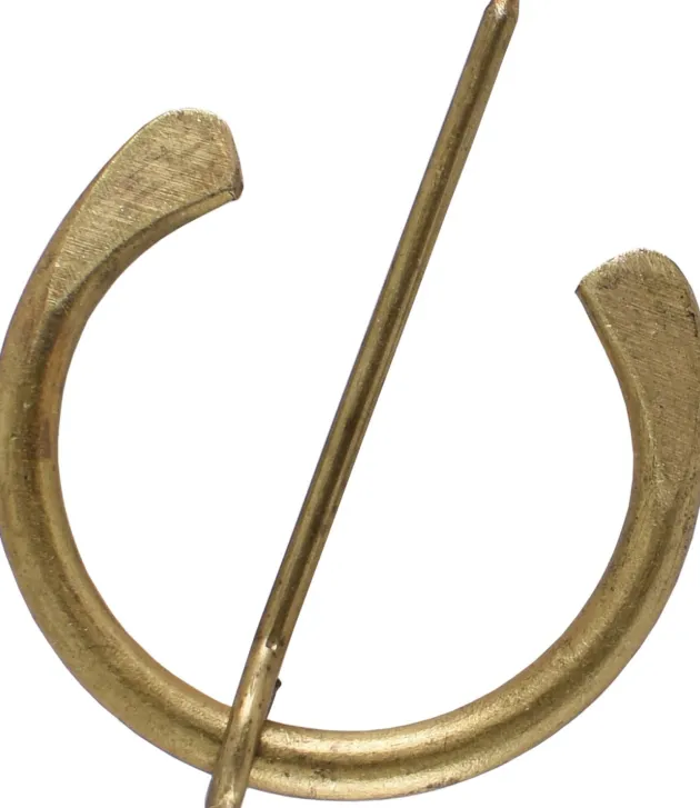 1416007006 - LARP Fibule Annulaire en Laiton Simple