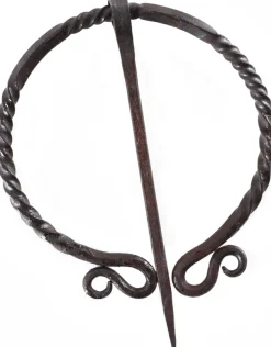 1431051908 - LARP Fibule Annulaire Torsadée, Forgée à la main