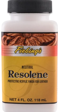 1670925400 - LARP Fiebing's Resolene, finition acrylique pour cuir, naturel, flacon de 118 ml