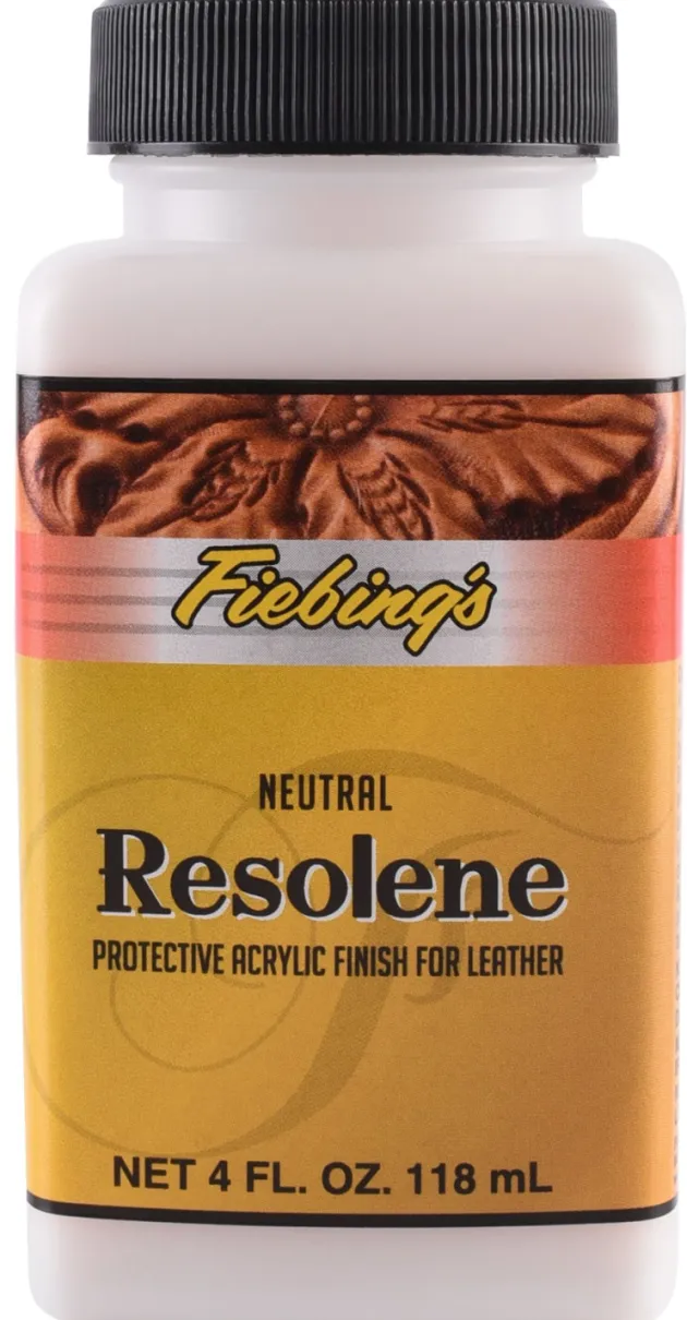 1670925400 - LARP Fiebing's Resolene, finition acrylique pour cuir, naturel, flacon de 118 ml