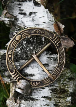 1416770301 - LARP Grande boucle de ceinture médiévale décorée laiton