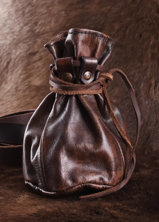 1616619300 - LARP Grande Bourse en Cuir Marron