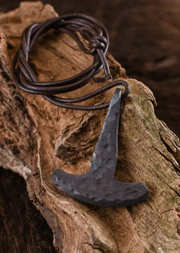 1480000300 - LARP Marteau de Thor forgé Pendentif