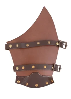 1616101100 - LARP Paire de Brassards En Cuir Warrior