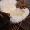 1649000090 - LARP Peau d'agneau, blanc naturel, env. 80 cm Oeko-Tex Standard 100 - Peau de mouton
