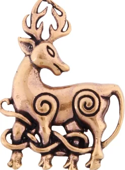 1404640001 - LARP Pendentif en bronze - Cerf celtique