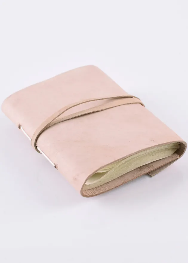 2016200100 - LARP Petit carnet de notes avec couverture cuir 80 x 110 mm