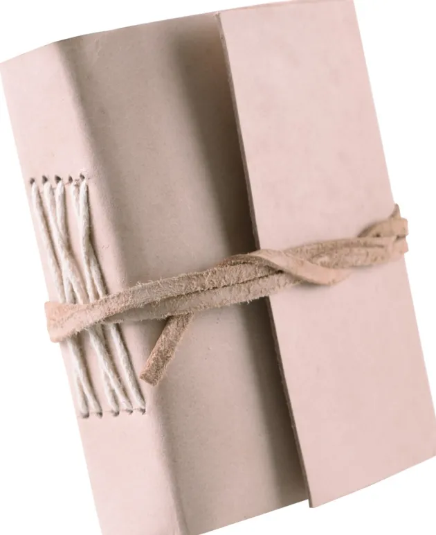 2016200300 - LARP Petit carnet de notes cuir, couleur naturelle, 7 x 9 cm