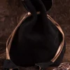 1638140120 - LARP Petite bourse en daim Noire