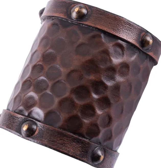 1616553401 - LARP 1 Petit protège-bras cuir martelé 1 pièce