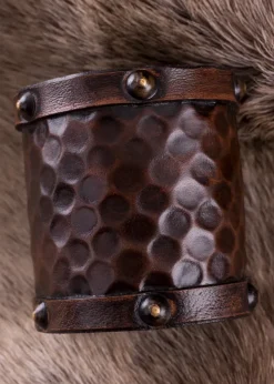 1616553401 - LARP 1 Petit protège-bras cuir martelé 1 pièce