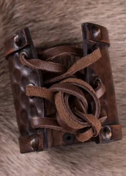 1616553401 - LARP 1 Petit protège-bras cuir martelé 1 pièce