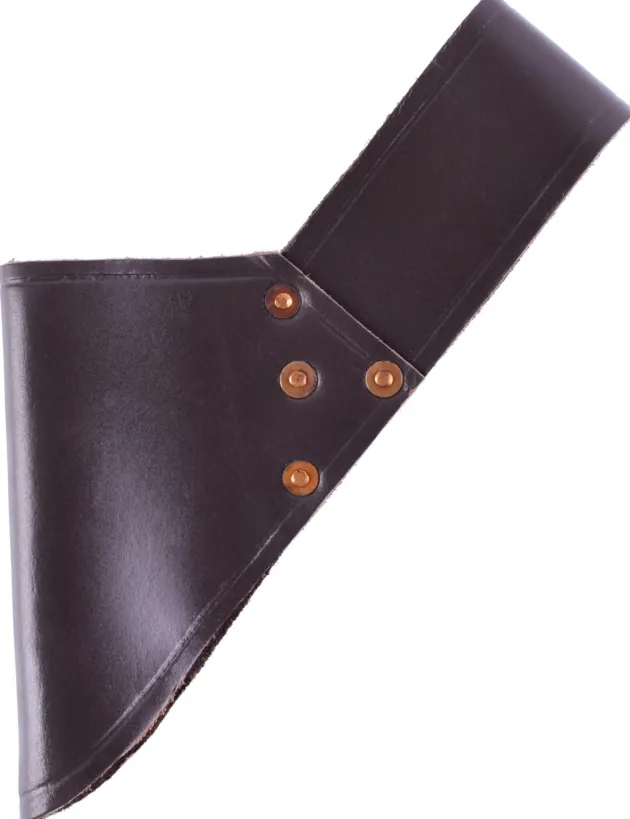 1601080161 - LARP Porte-Epée de Ceinture Cuir Marron
