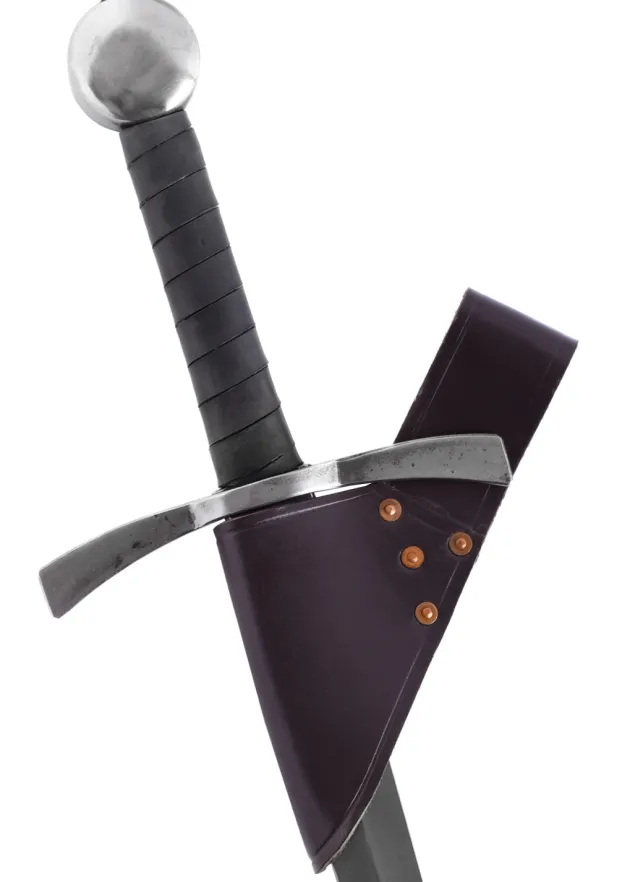 1601080161 - LARP Porte-Epée de Ceinture Cuir Marron
