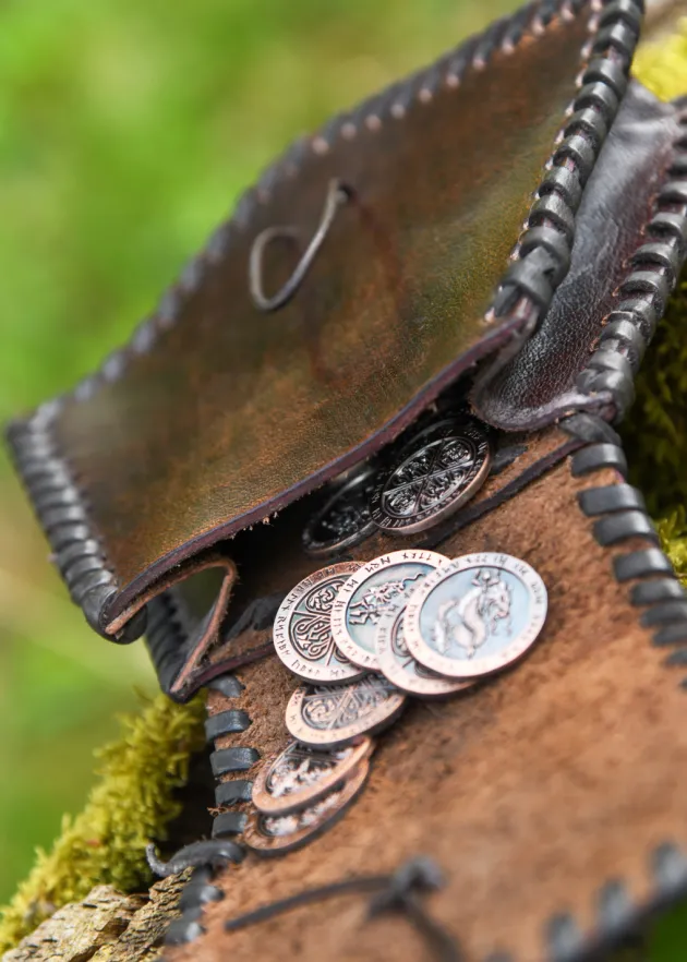 1616619400 - LARP Sacoche Ceinture en Cuir à Motif Pict