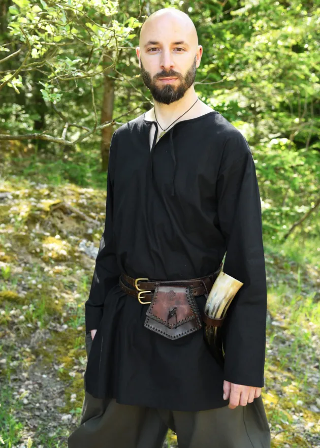 1616619400 - LARP Sacoche Ceinture en Cuir à Motif Pict