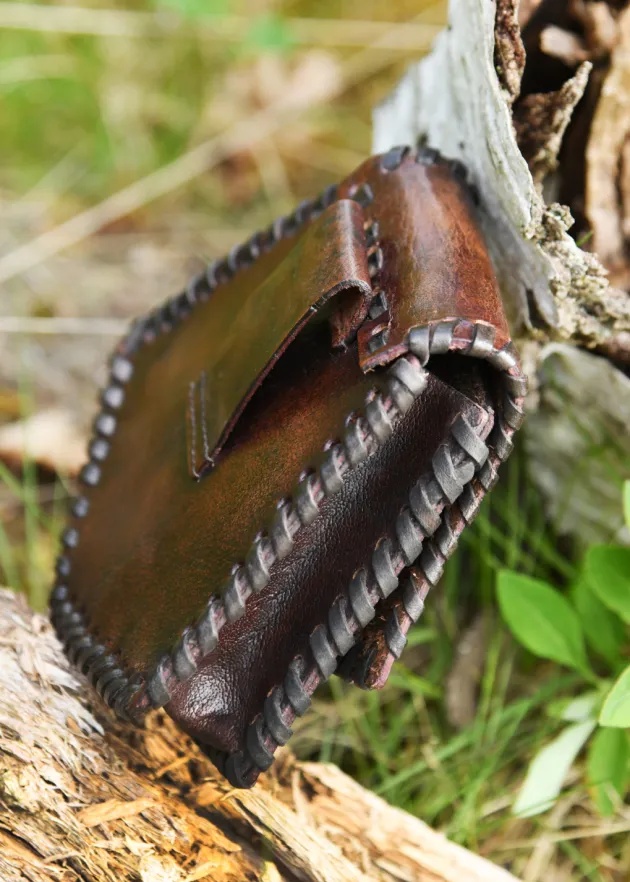 1616619400 - LARP Sacoche Ceinture en Cuir à Motif Pict