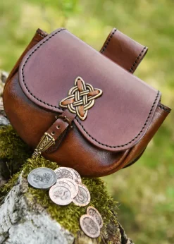 1616414400 - LARP Sacoche Cuir avec ornements celtiques