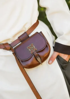 1616414400 - LARP Sacoche Cuir avec ornements celtiques