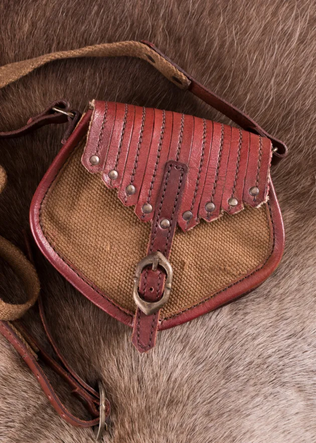 1616619500 - LARP Sac style viking, cuir et toile