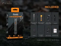 LD32UVC - FENIX LD32UVC Lampe de désinfection UVC 1200lm 18650