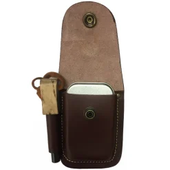 LEA130036 - TBS Outdoor Poche de ceinture cuir avec passant firesteel