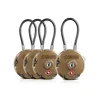 LK-ROUND-TN-FOURPK - Savior Lot de 4 Cadenas à Cable Tan (TSA)