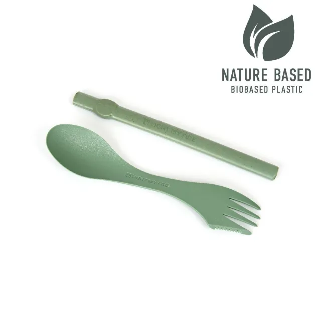 LMF2507710610 - Light my Fire set spork et paille Bioplastic Sandy Green