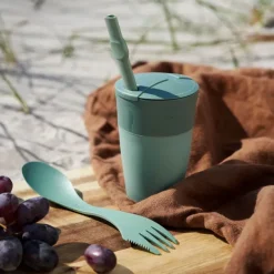 LMF2507710910 - Light my Fire set spork et paille Bioplastic Hazy Blue