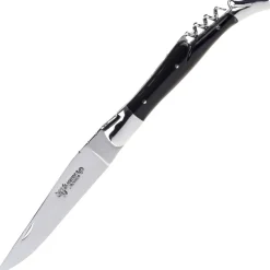 LO312CPI/SSI1- 37 LAGUIOLE EN AUBRAC Laguiole 12 cm Tire-bouchon corne pressée